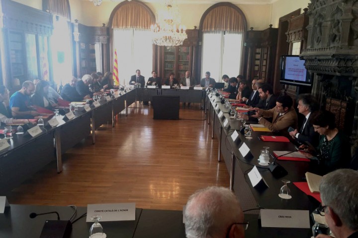Reunió del Comitè per a l’acollida de les persones refugiades